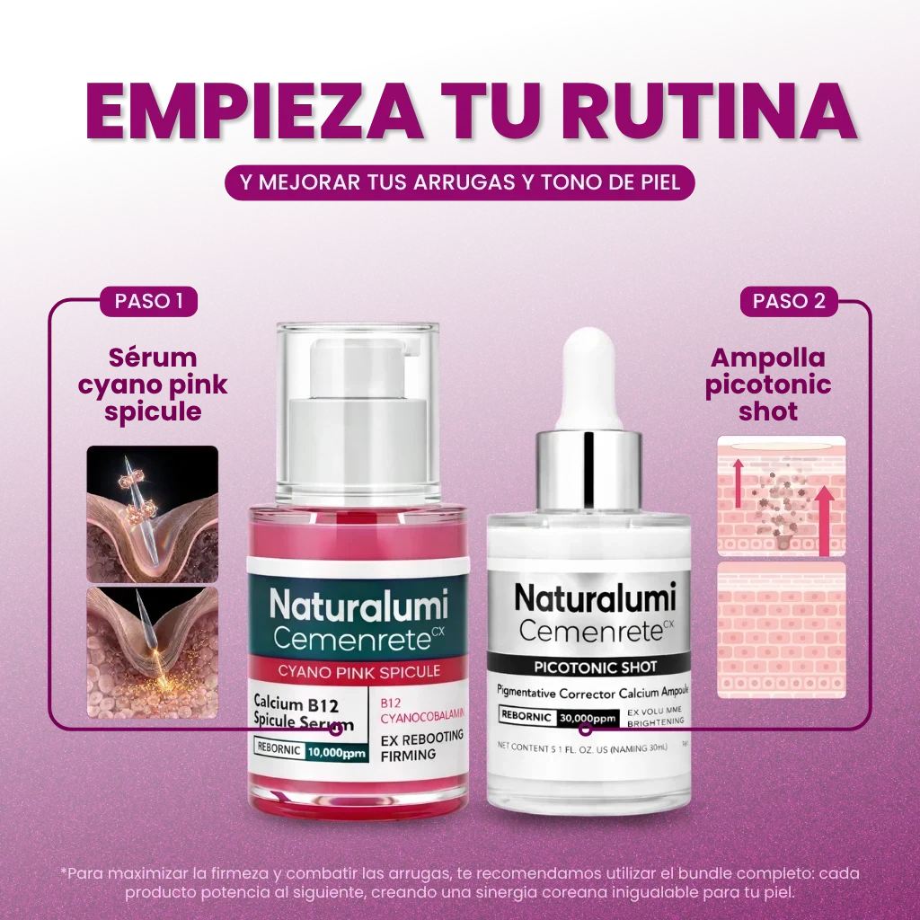 Set Potenciador de Colágeno · Rutina Coreana de Calcio