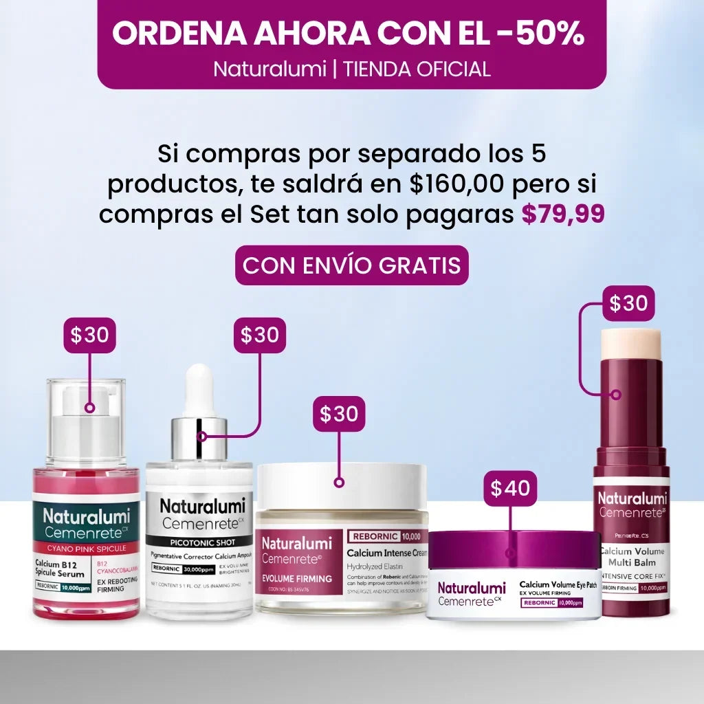 Set Potenciador de Colágeno · Rutina Coreana de Calcio
