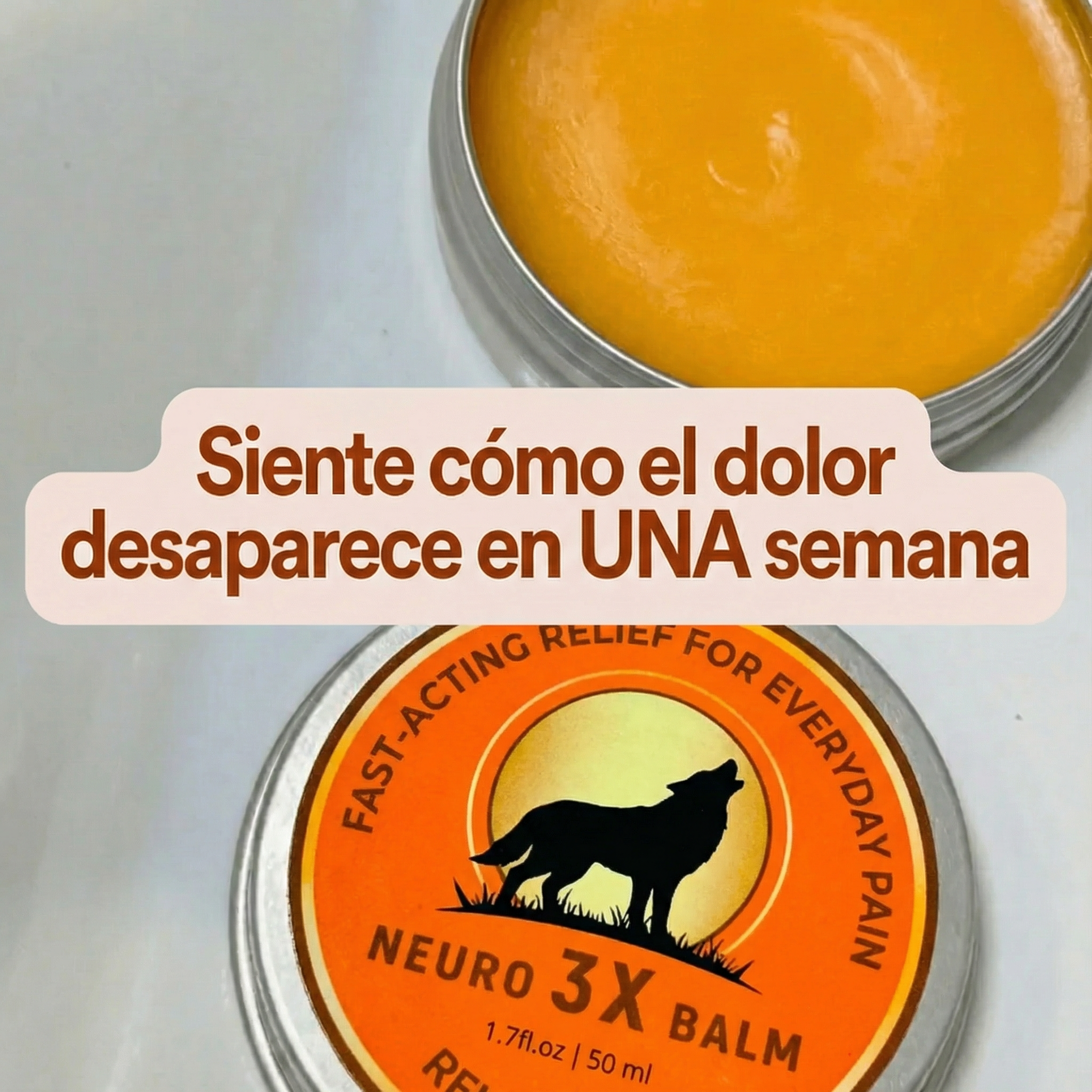 NeuroBalm 3X bálsamo de alivio con MSM