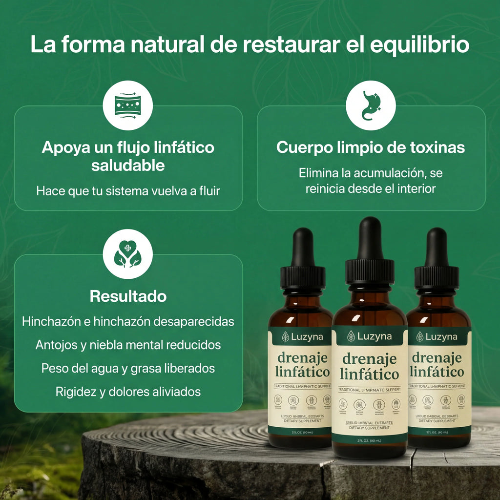 Drena+ Gotas Naturales — Drenaje Linfático